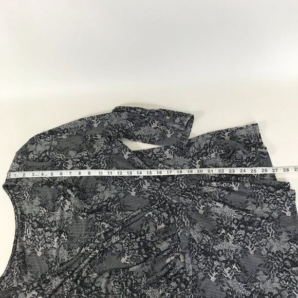 Lane Bryant Floral Faux Wrap Blouse Women's Plus Size 18/20 Surplice Career - Picture 8 of 11